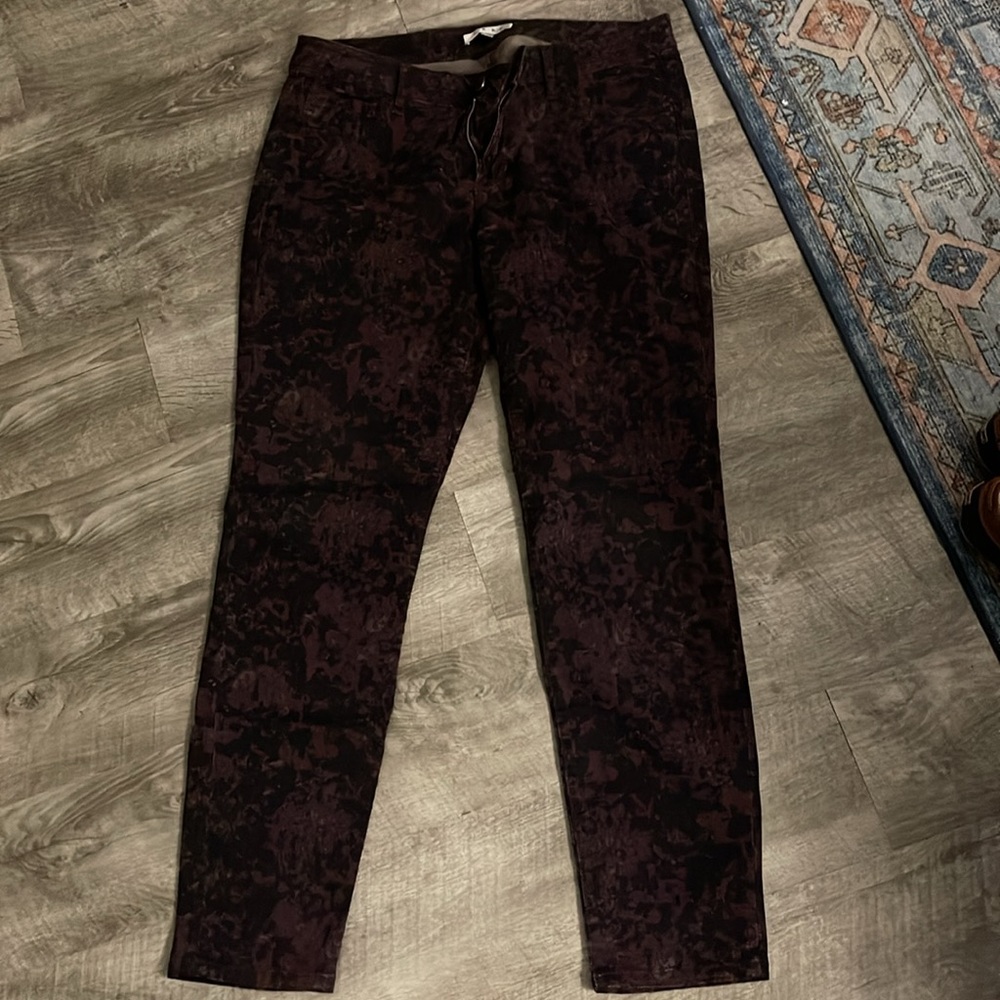Cabi Purple Camo Jeans Style 159 - Picture 2 of 6